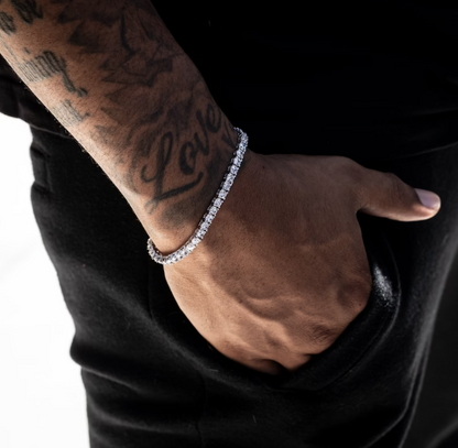 Foriero™ - Diamanten tennishalsketting + gratis armband