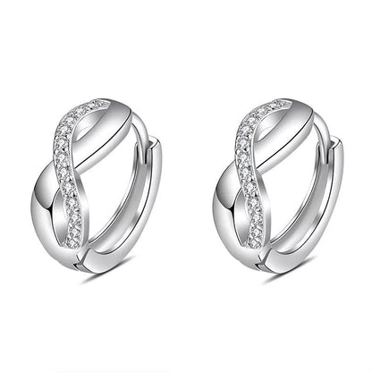 Boucles d'oreilles infini